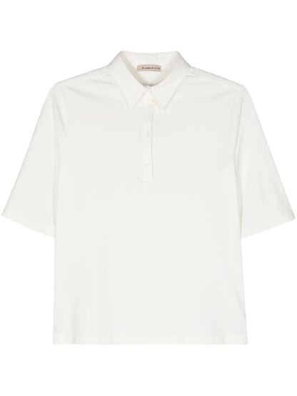 Platy Short-Sleeve Polo Top