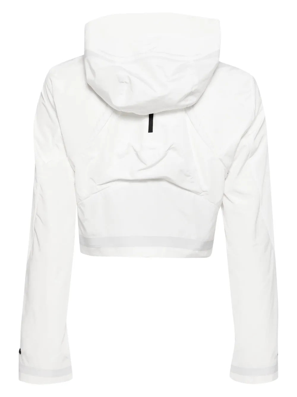 Hooded Cropped Shell Jacket