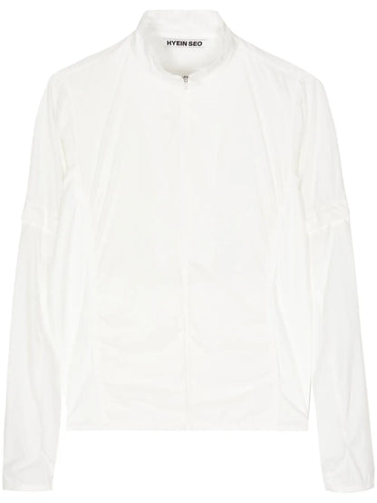 Mock-Neck Zip-Up Jacket