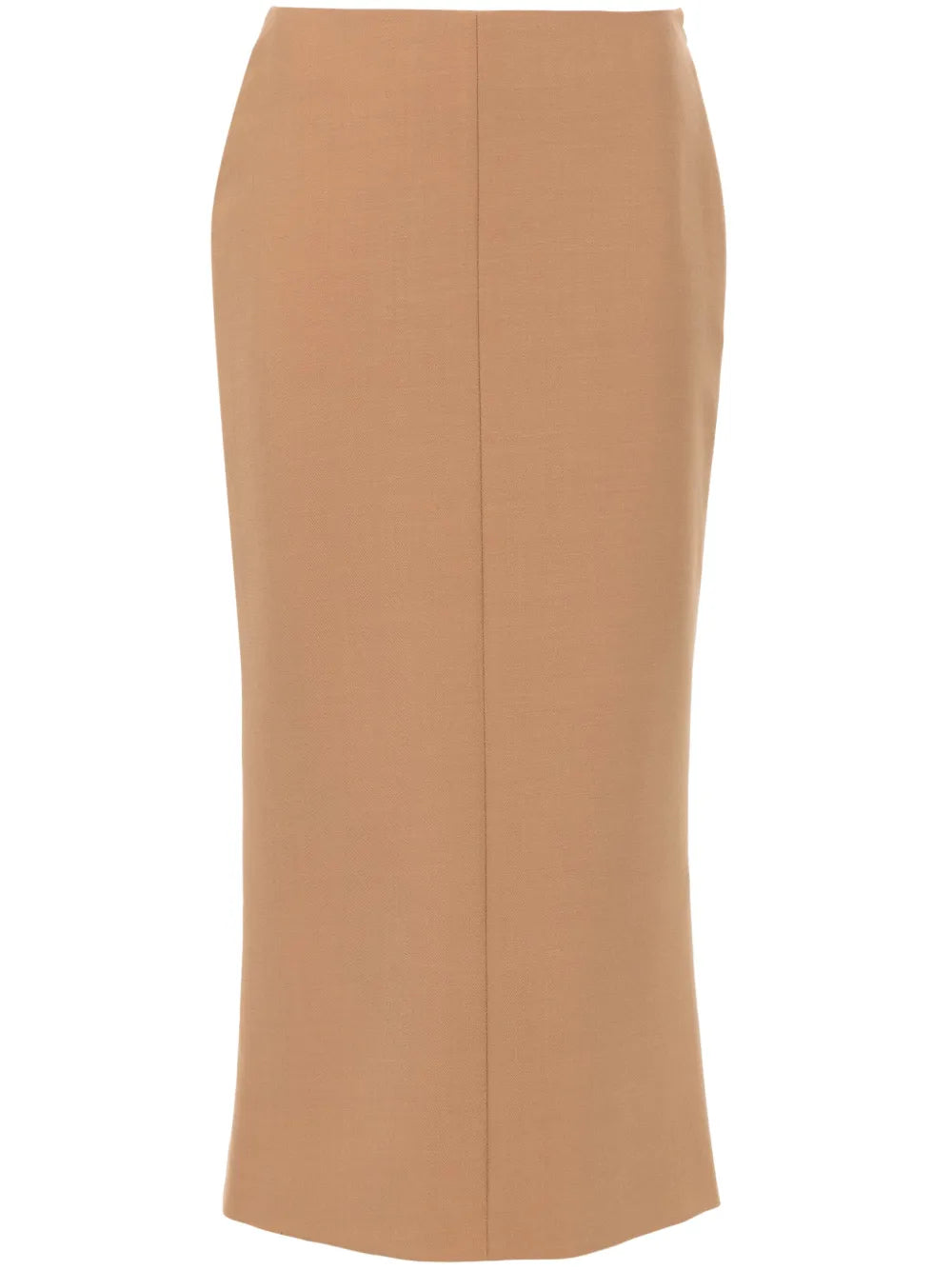 High-Waisted Midi Pencil Skirt