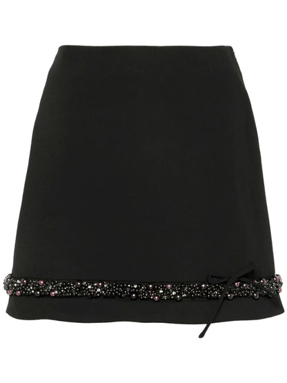 Embellished Mini Skirt