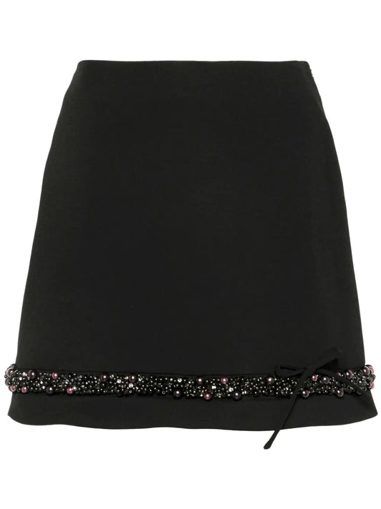 Embellished Mini Skirt