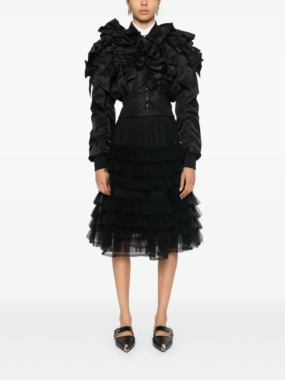 Bow Bouquet Bomber Jacket