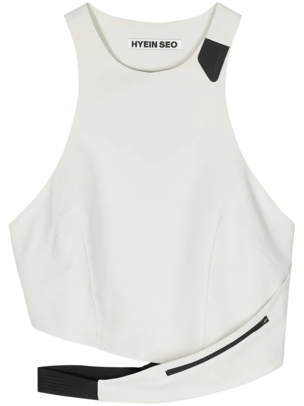 Strap-Detail Halterneck Tank Top