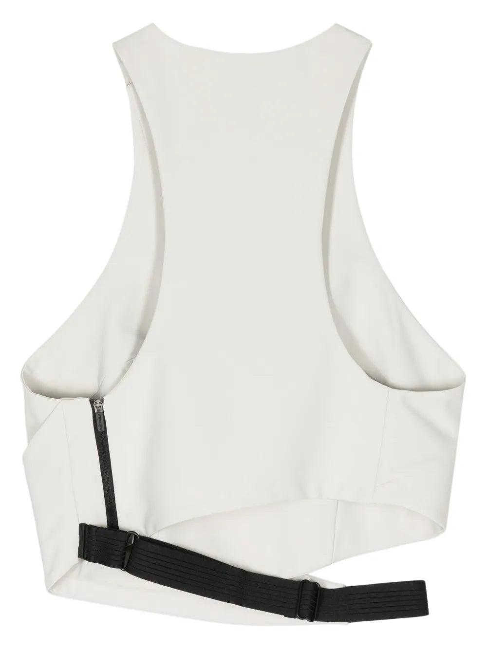Strap-Detail Halterneck Tank Top