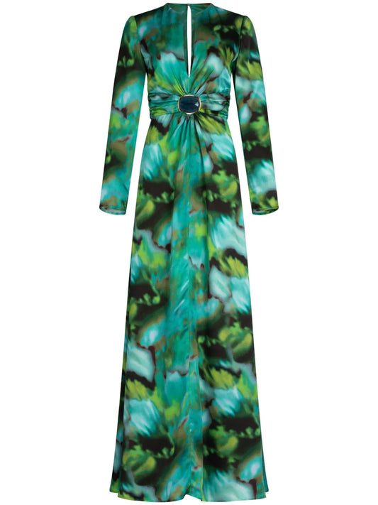 Zarina Tie-Dye Print Dress