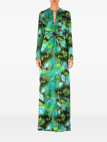 Zarina Tie-Dye Print Dress