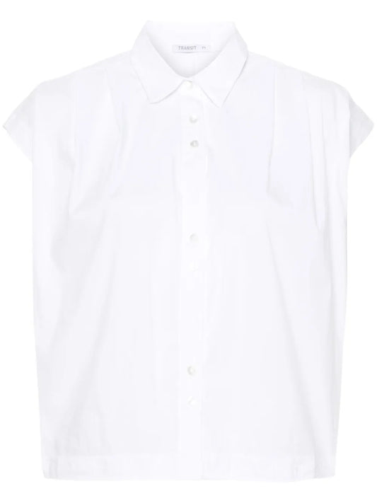 Sleeveless Darted Blouse