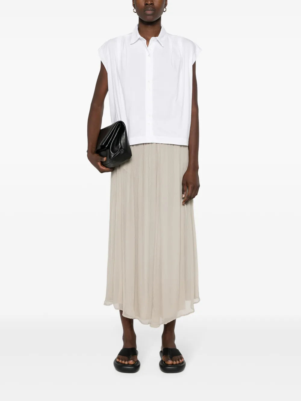 Sleeveless Darted Blouse