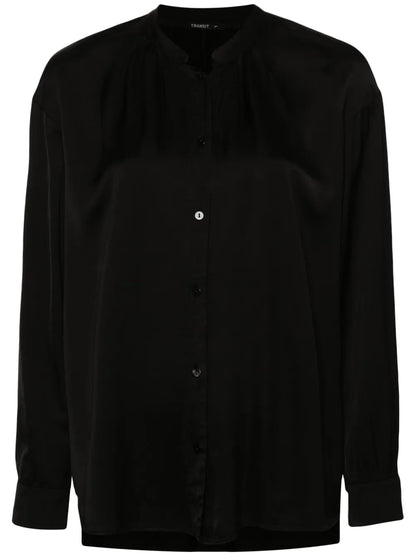Long-Sleeves Wool Shirt