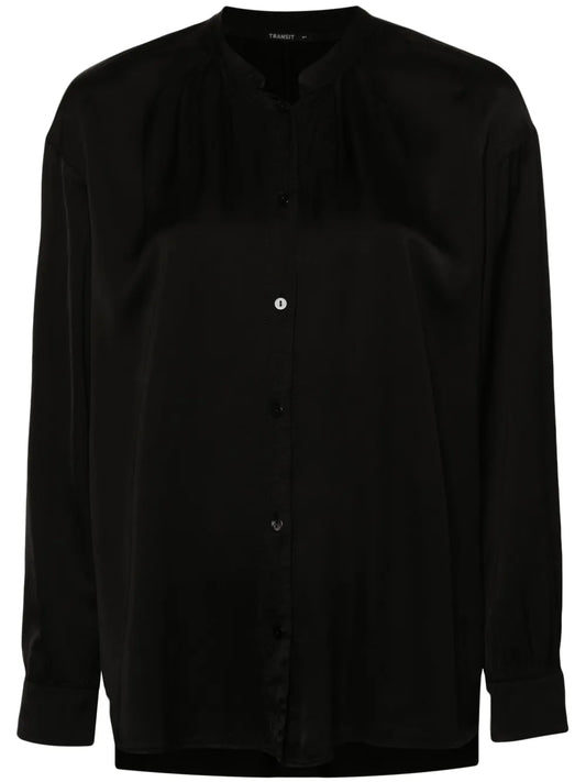 Long-Sleeves Wool Shirt