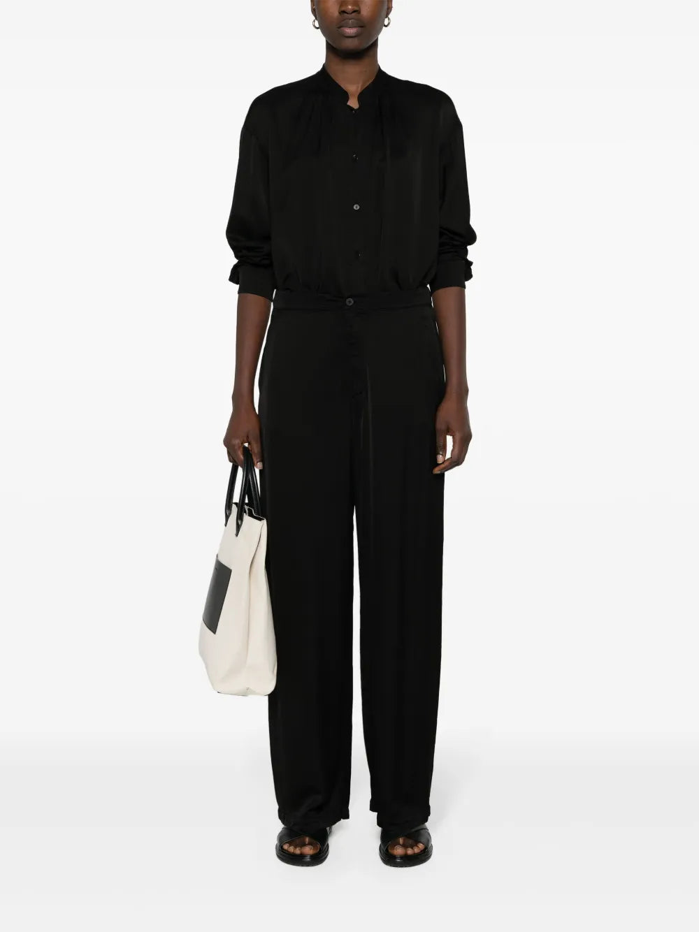 Long-Sleeves Wool Shirt