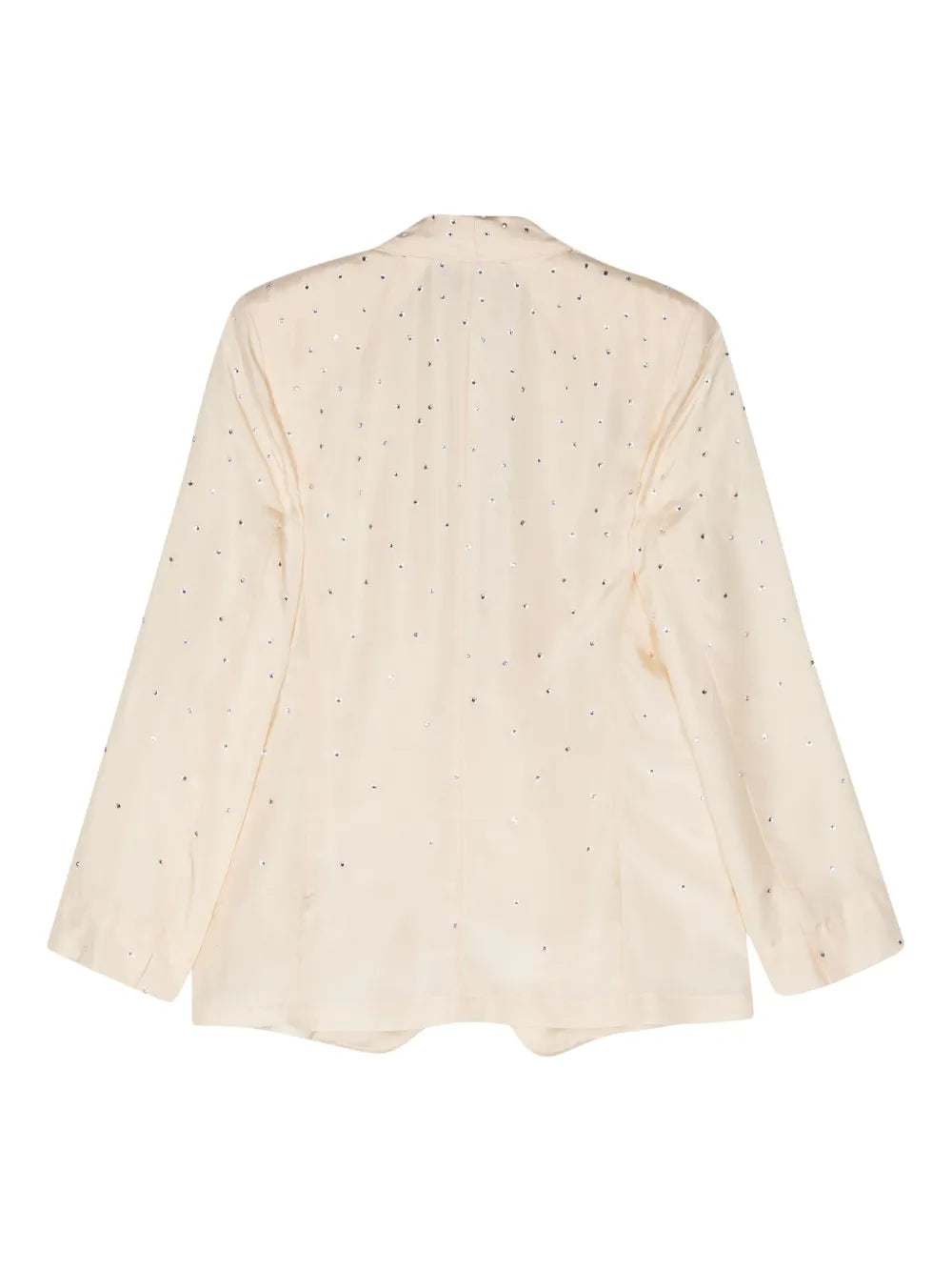Rhinestoned Single-Breasted Blazer