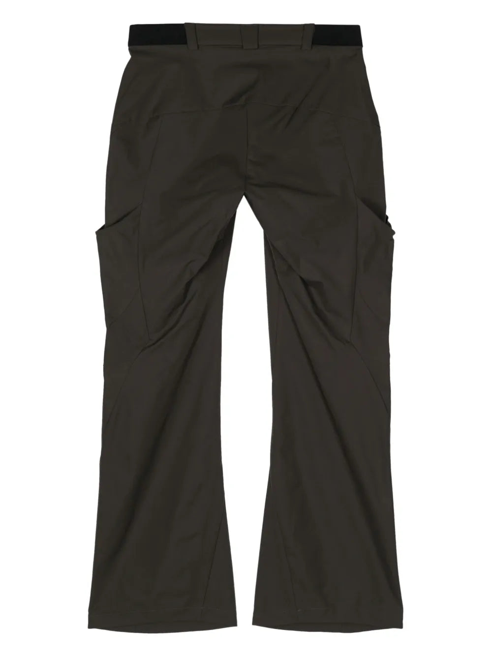 Belted Bootcut Trousers