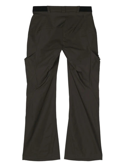 Belted Bootcut Trousers