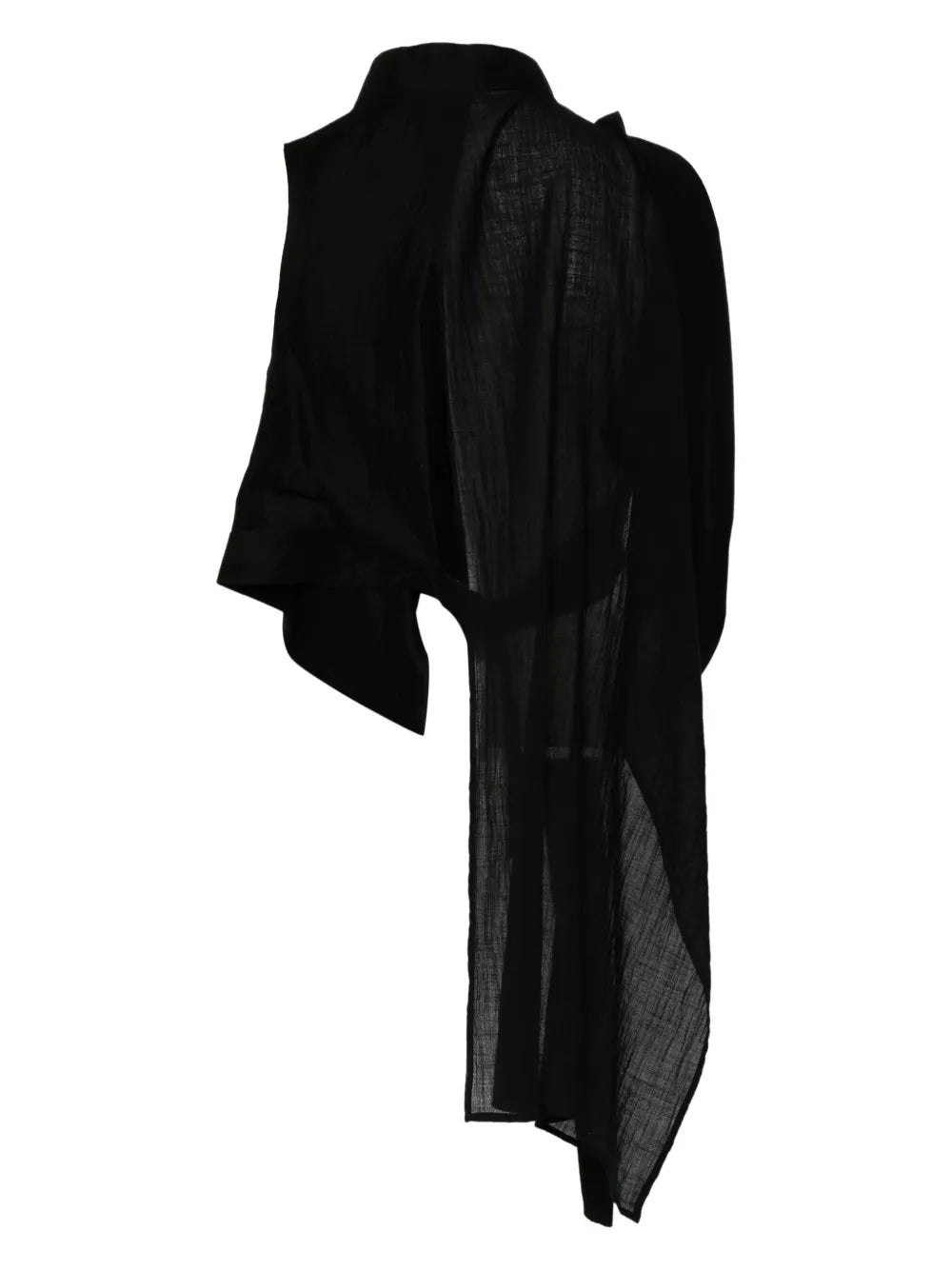 Asymmetric Cropped Shirt