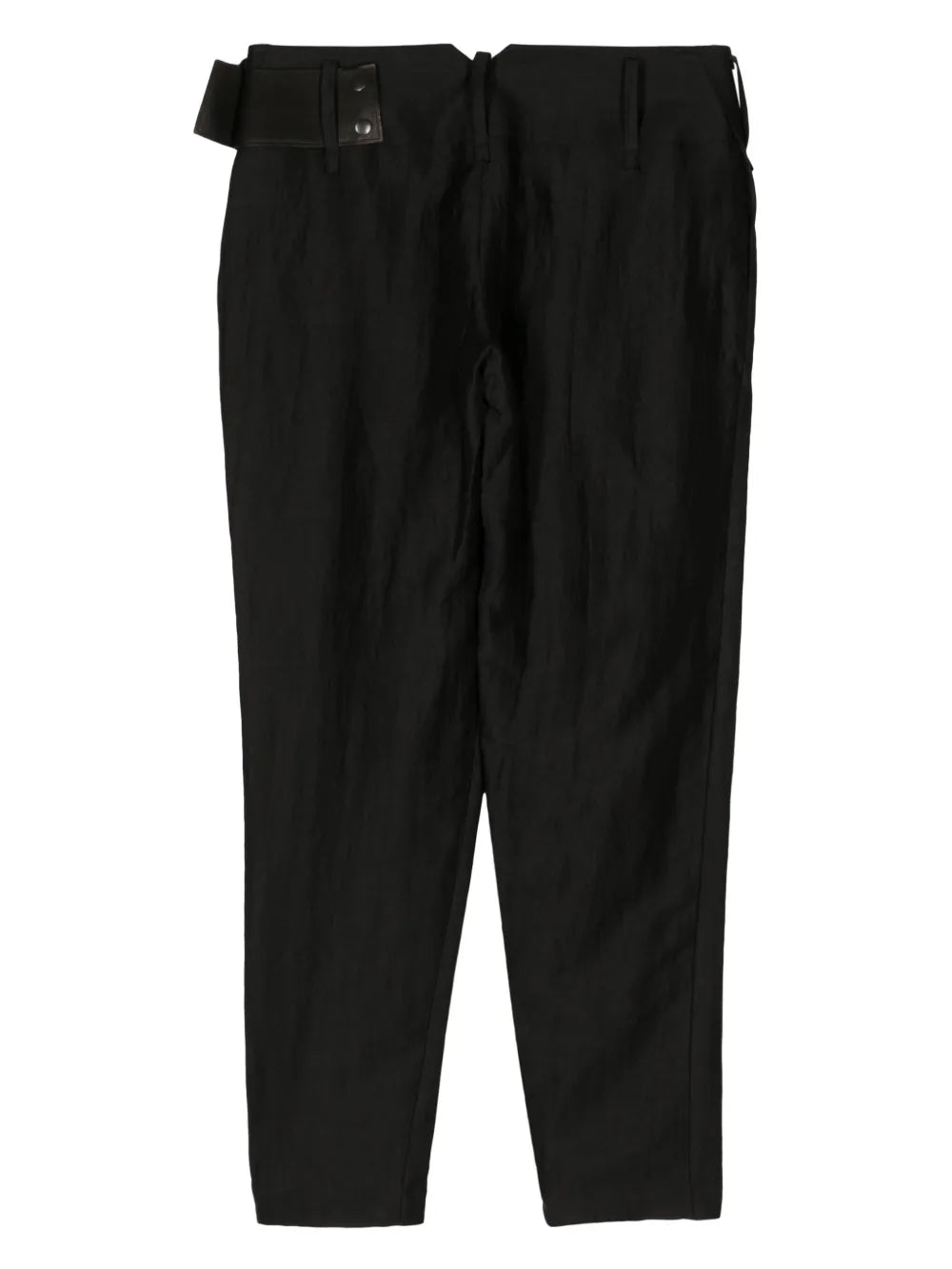 Belted Tapered Trousers
