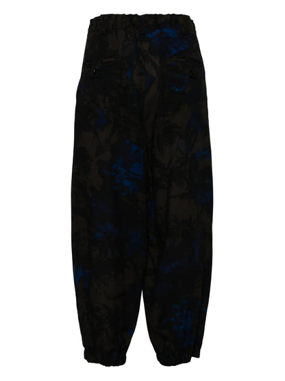 High-Waist Tapered Trousers