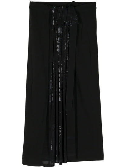 Pleated Midi Skirt