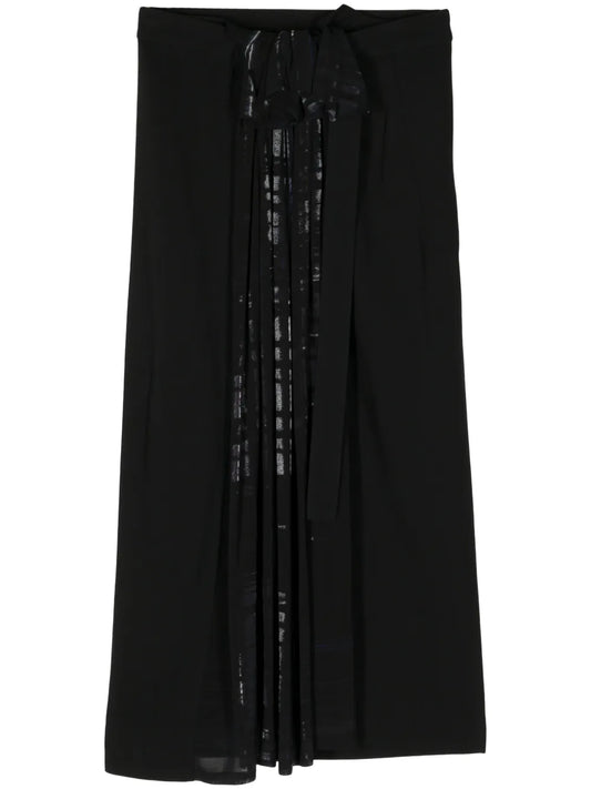Pleated Midi Skirt