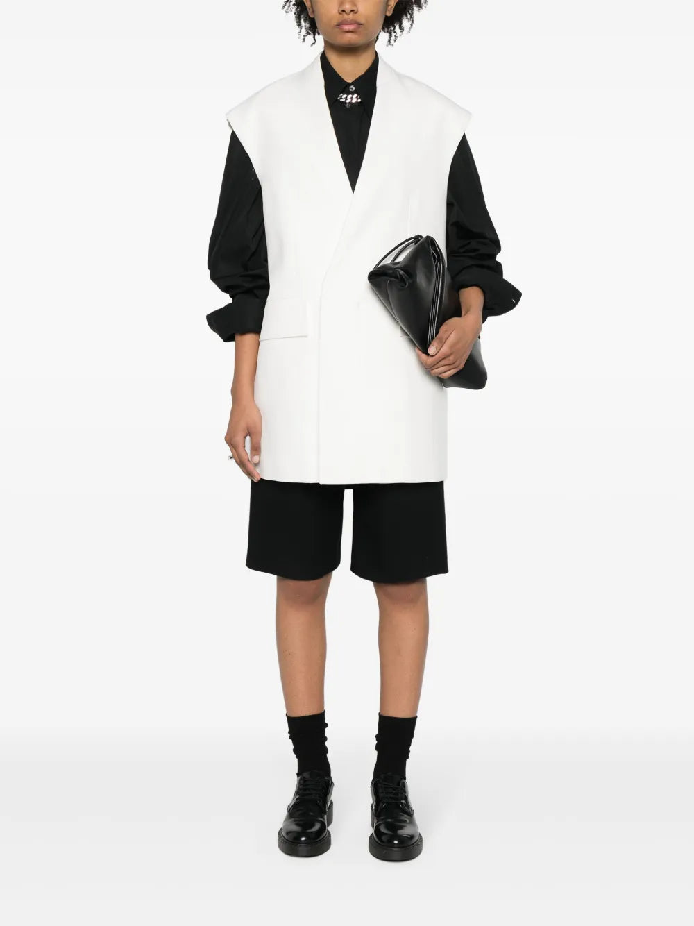 V-Neck Oversized Gilet