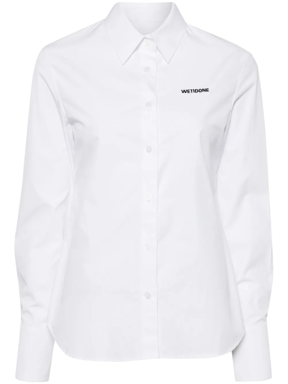 Logo-Embroidered Cotton Shirt