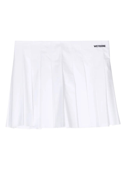 Pleated Cotton Skirt