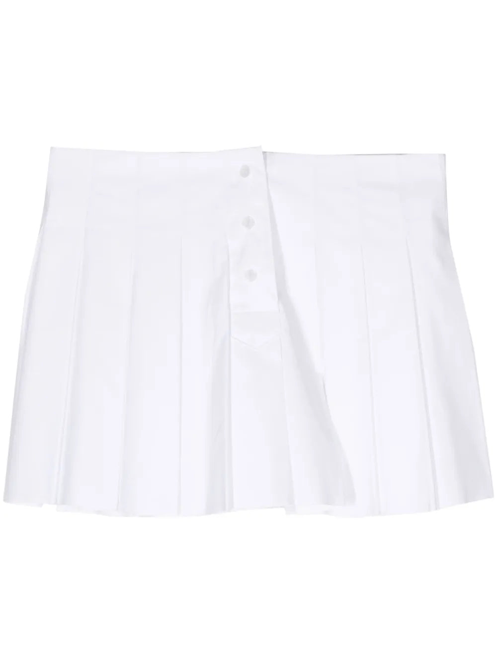 Pleated Cotton Skirt