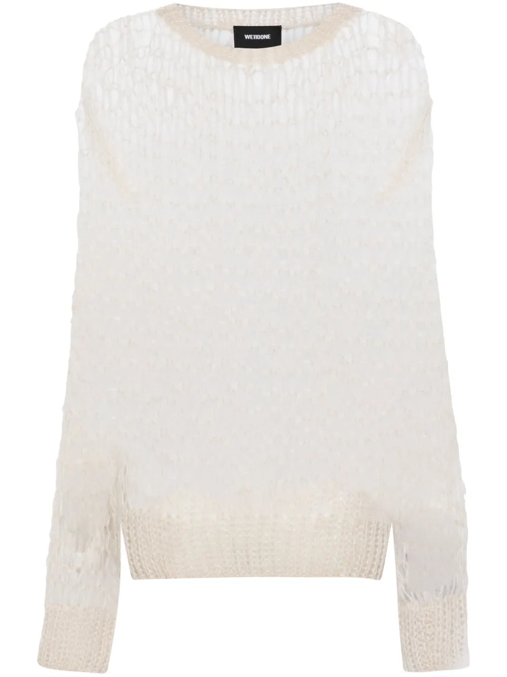 Open-Knit Drop-Shoulder Jumper