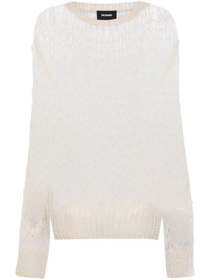 Open-Knit Drop-Shoulder Jumper