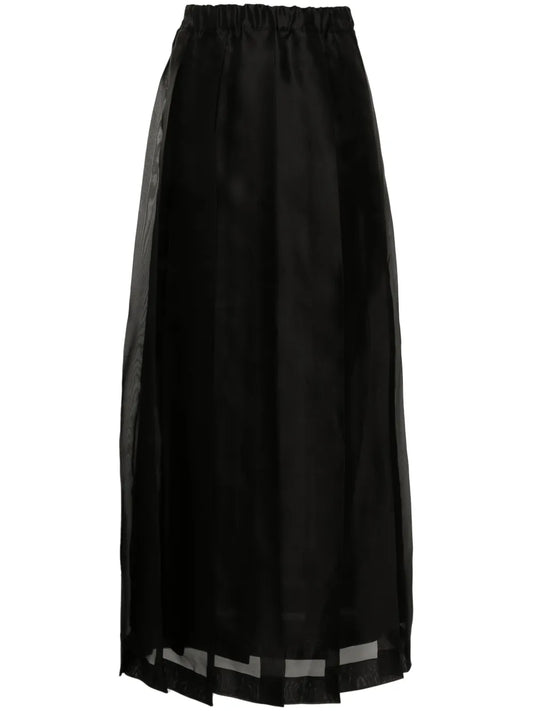 Pleat Organza Skirt