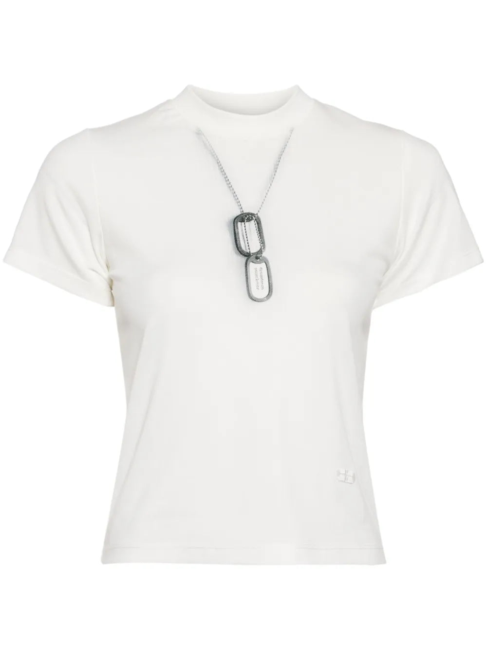 Graphic Print Cotton Blend T-Shirt