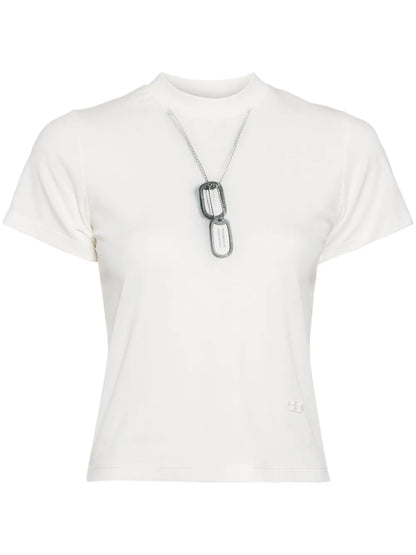 Graphic Print Cotton Blend T-Shirt