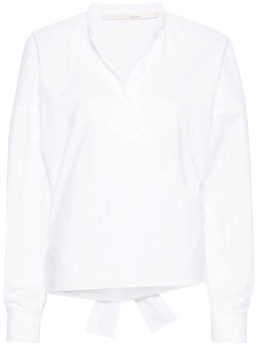 Poplin Wrap Shirt