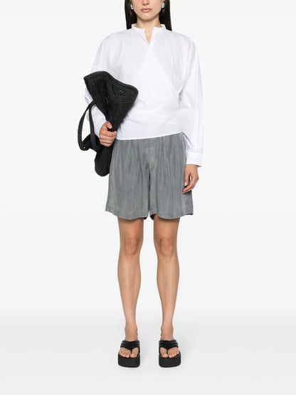 Poplin Wrap Shirt