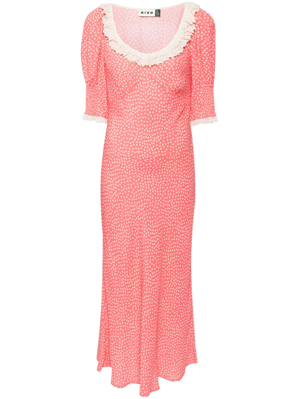 Juliette Polka Dot-Print Midi Dress