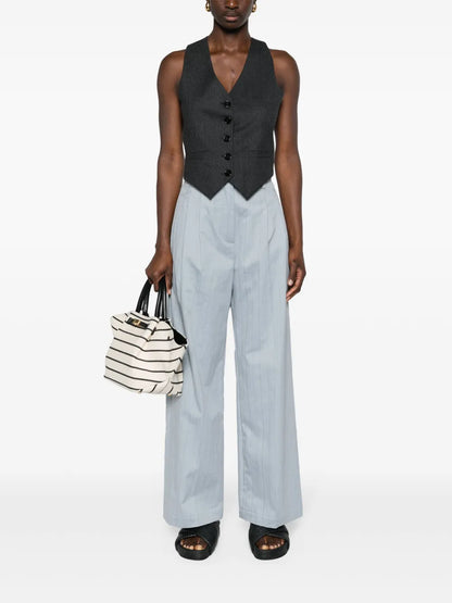 Edamame High-Waist Palazzo Trousers