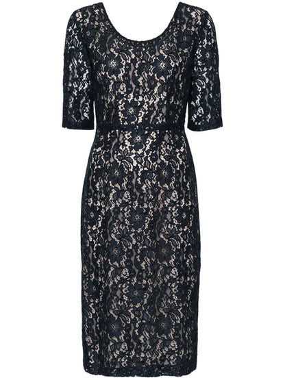 Alnus Lace Midi Dress