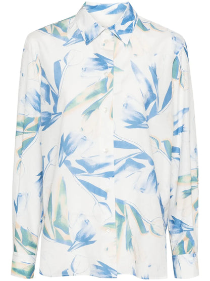 Tulip-Print Shirt
