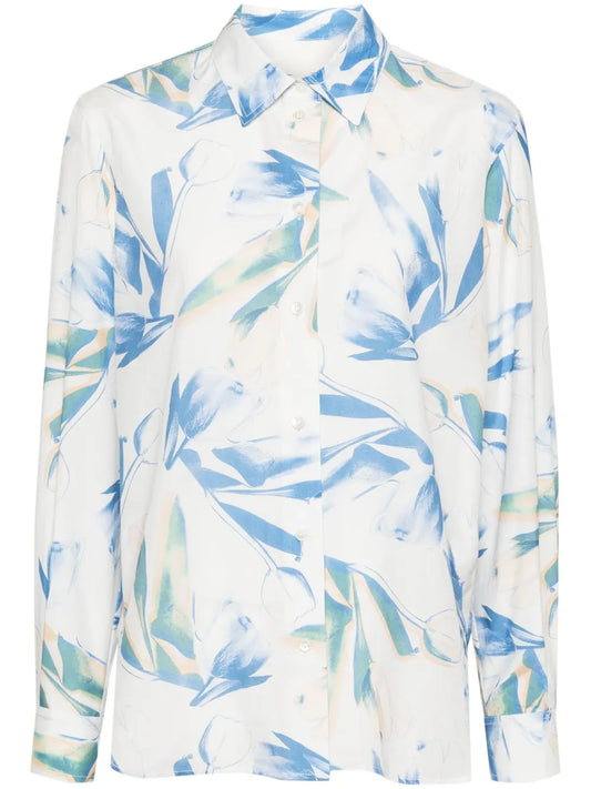 Tulip-Print Shirt