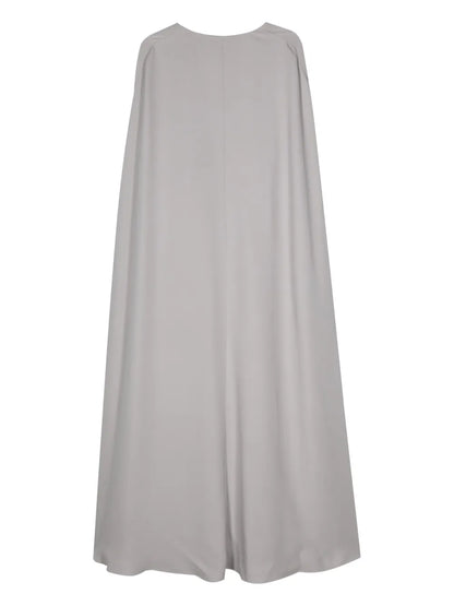 Cape-Design Maxi Dress