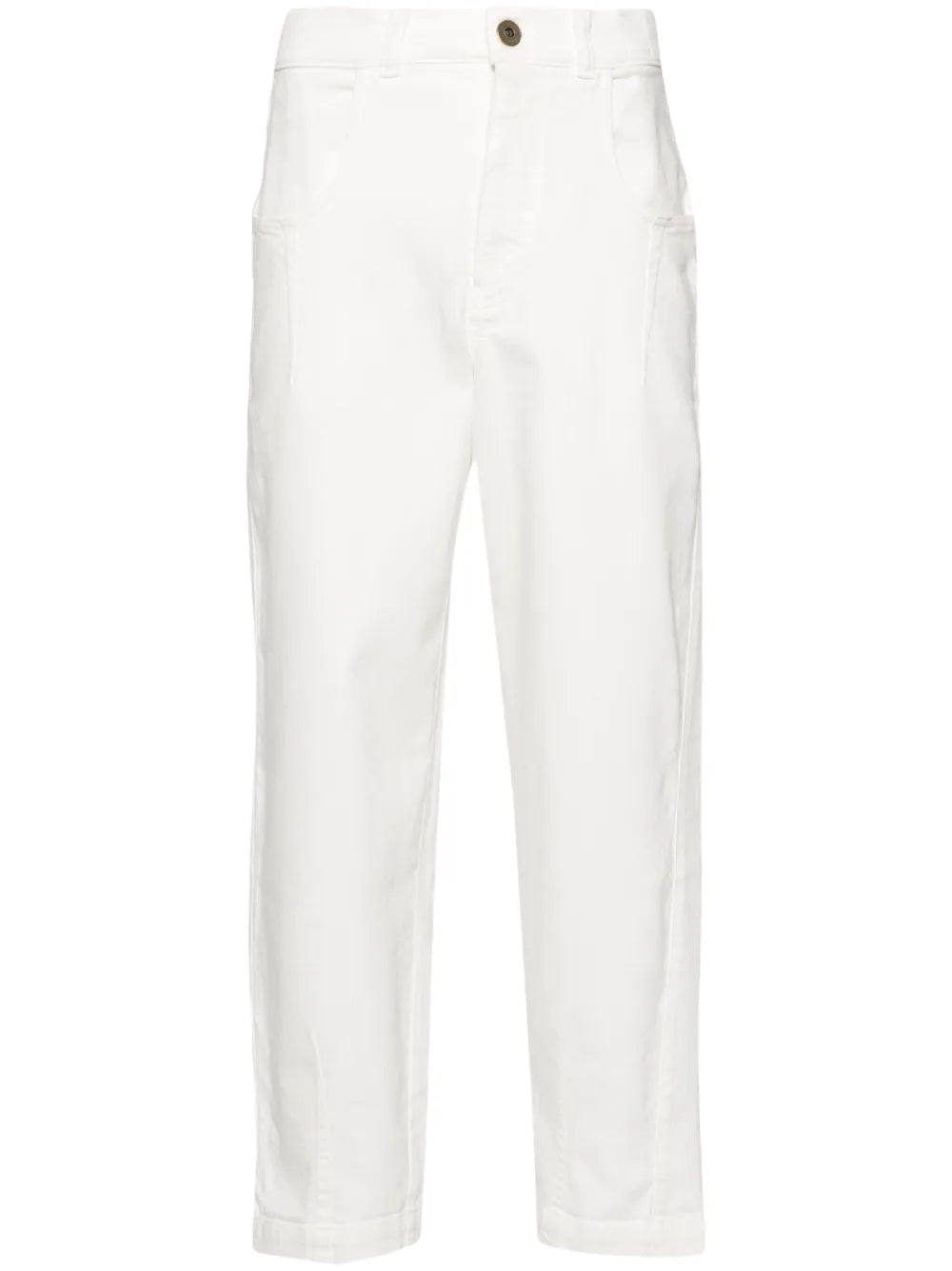 High-Rise Tapered Jeans