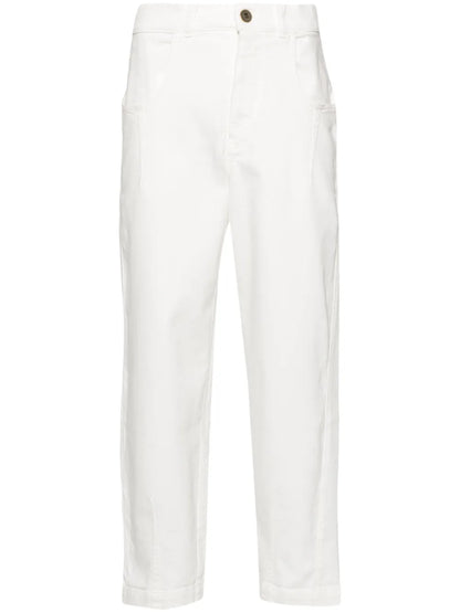High-Rise Tapered Jeans