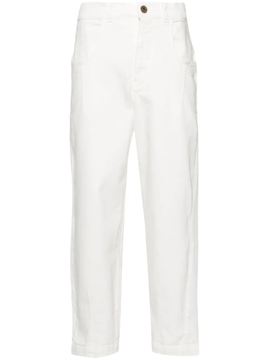 High-Rise Tapered Jeans