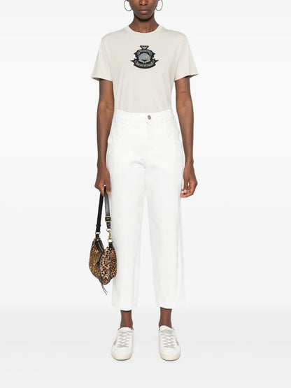 High-Rise Tapered Jeans