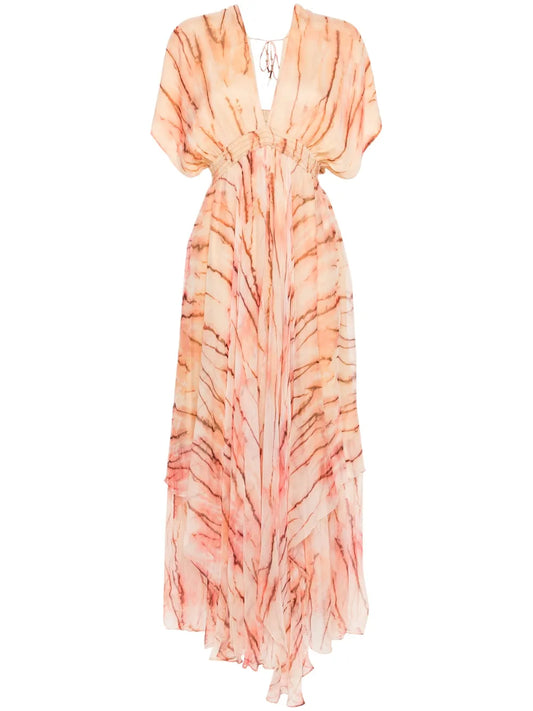 Abstract-Print Dress