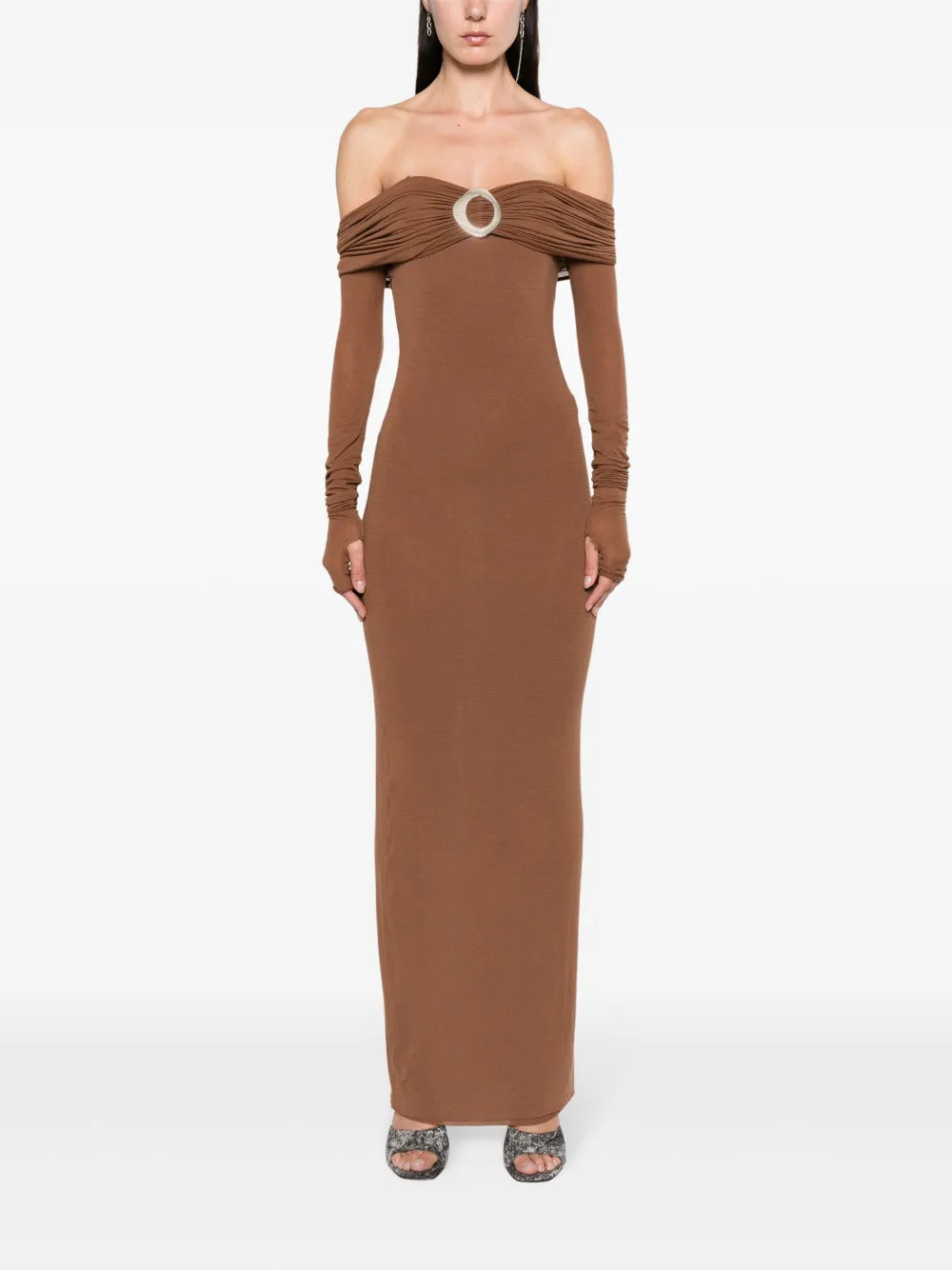 Amara Buckle Maxi Dress