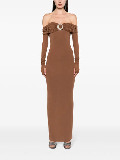 Amara Buckle Maxi Dress
