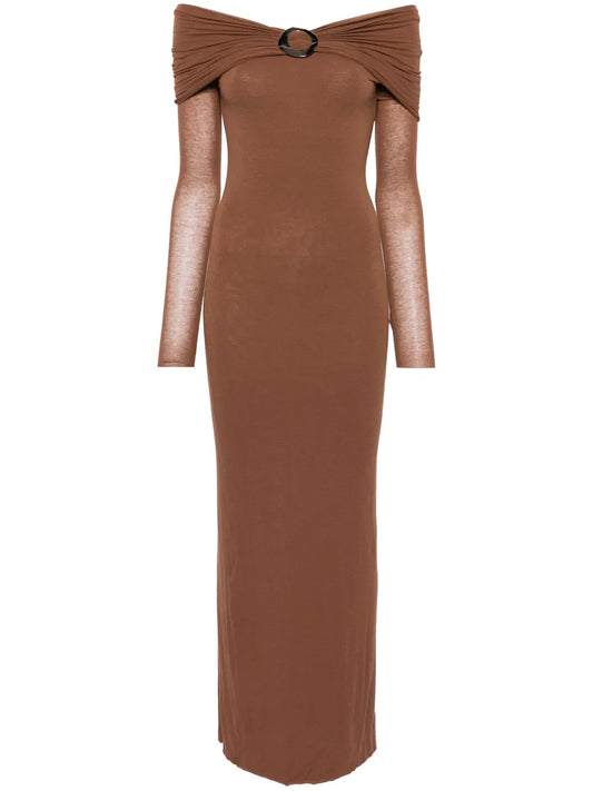 Amara Buckle Maxi Dress