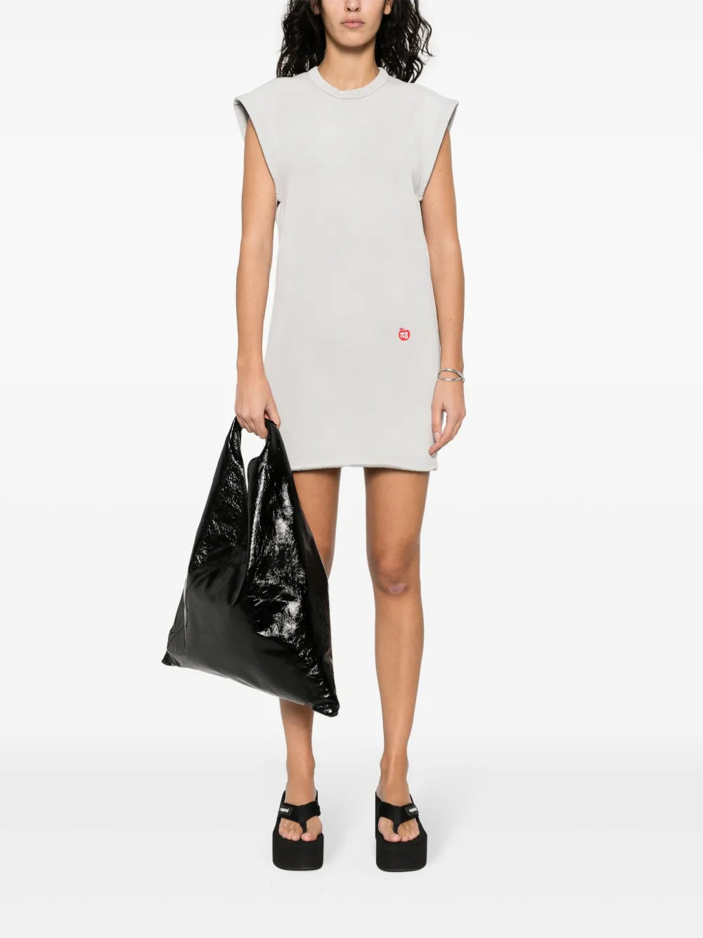 Logo-Print Jersey Mini Dress